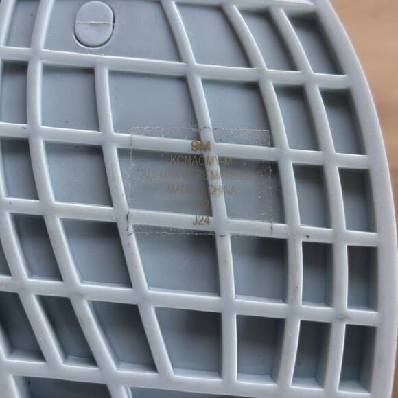 Calvin Klein CK Women Sandals Gray Blue Silver Flip Flop Flats Size 9 Classic - Picture 6 of 8